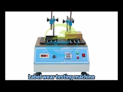 আইইসি পরীক্ষার সরঞ্জাম লেবেল চিহ্নিতকরণ ঘর্ষণ পরীক্ষার সরঞ্জাম ম্যানুয়াল অপারেশন