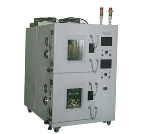 ভালো দাম IEC60068-2 ব্যাটারি পরীক্ষার সরঞ্জাম, পিসিএল নিয়ন্ত্রণ ডাবল - স্তরযুক্ত উচ্চ নিম্ন তাপমাত্রা চেম্বার অনলাইন