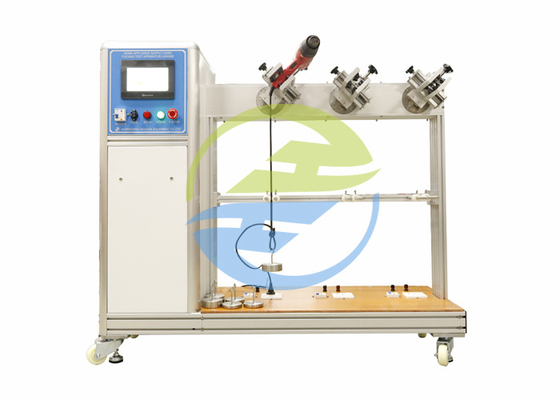 ভালো দাম IEC60335-1 হোম অ্যাপ্লায়েন্স সাপ্লাই কর্ড ফ্লেক্সিং টেস্ট যন্ত্রপাতি 3 স্টেশন সিঙ্ক্রোনাইজ ওয়ার্কিং অনলাইন