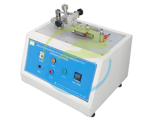 IEC 60884 প্লাগ ইনসুলেশন স্লিভ ঘর্ষণ পরীক্ষক 30 চক্র/মিনিট 9 মিমি স্ট্রোক