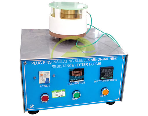 ভালো দাম আইইসি 60884 স্ট্যান্ডার্ড সম্মতি প্লাগ সকেট পরীক্ষক 20 মিমি ব্রাস বোতাম অপারেশন এবং 7±0.5 মিমি দূরত্বের সাথে আইসোলেটিং স্লিভ পরীক্ষার জন্য অনলাইন