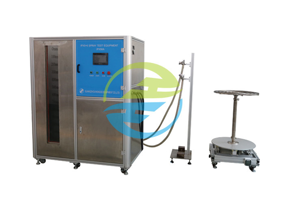Φ6.3 মিমি এবং 12.5 মিমি অগ্রভাগ 500L ট্যাঙ্ক সহ IEC 60529 IPX5-6 স্প্রে পরীক্ষার সরঞ্জাম