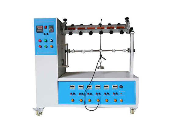 ভালো দাম IEC 60884-1 পাওয়ার কর্ড ফ্লেক্সিং টেস্টার 10-60rpm ফ্লেক্সিং রেট 6 ওয়ার্কিং স্টেশন অনলাইন
